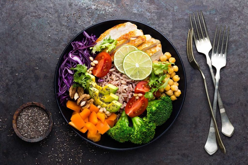 alimentación saludable sana