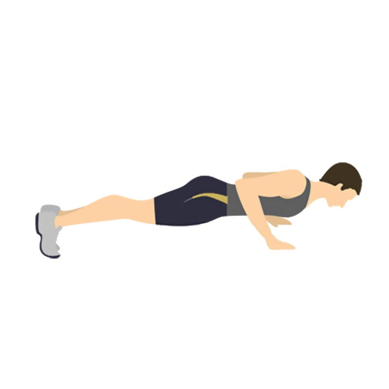 flexiones burpee