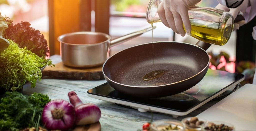freír en aceite de oliva