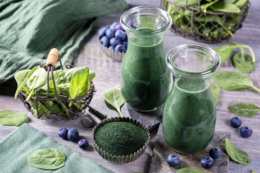 batidos detox veganos verdes