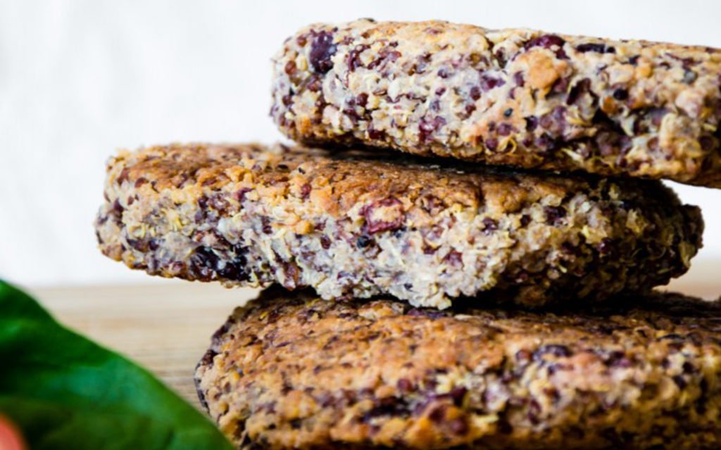 hamburguesas de quinoa receta facil vegana