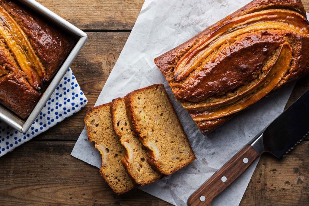 pan de banana receta saludable