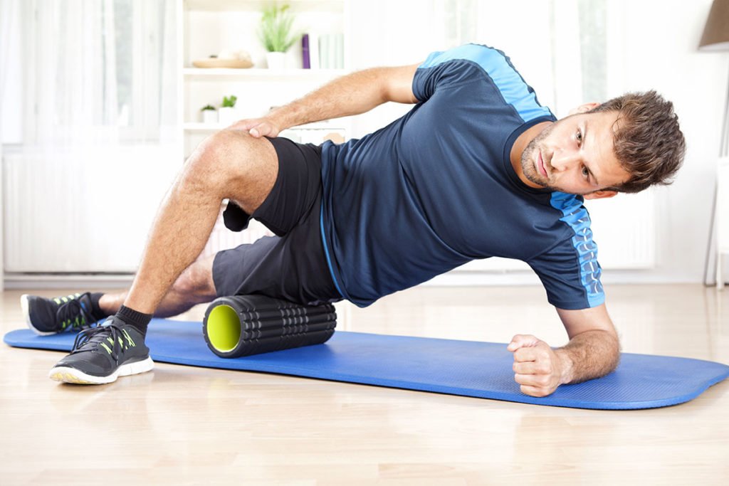 recuperacion muscular foam roller