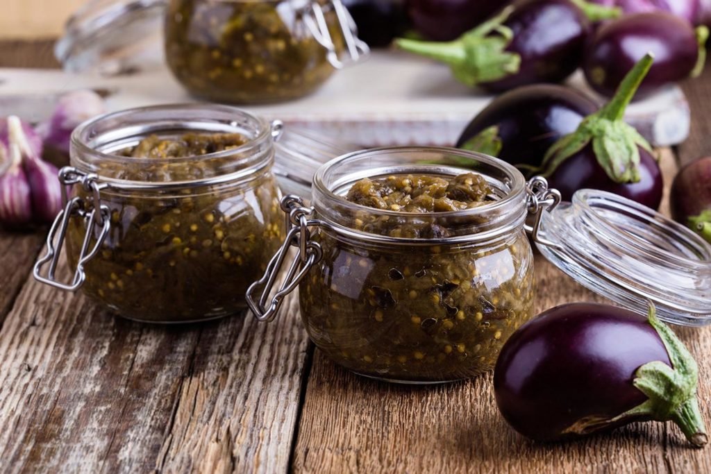 como hacer caviar de berenjena